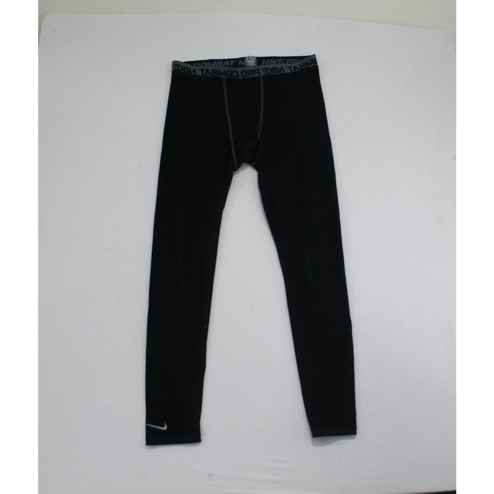 Nike Pro Combat Men Black Pants Dri Fit Size XXL